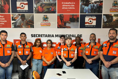 Defesa Civil de Belford Roxo realiza capacitação interna para seus novos integrantes