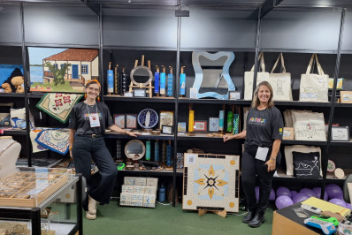 Saquaremenses representam a cidade em um dos maiores eventos de artesanato do Brasil