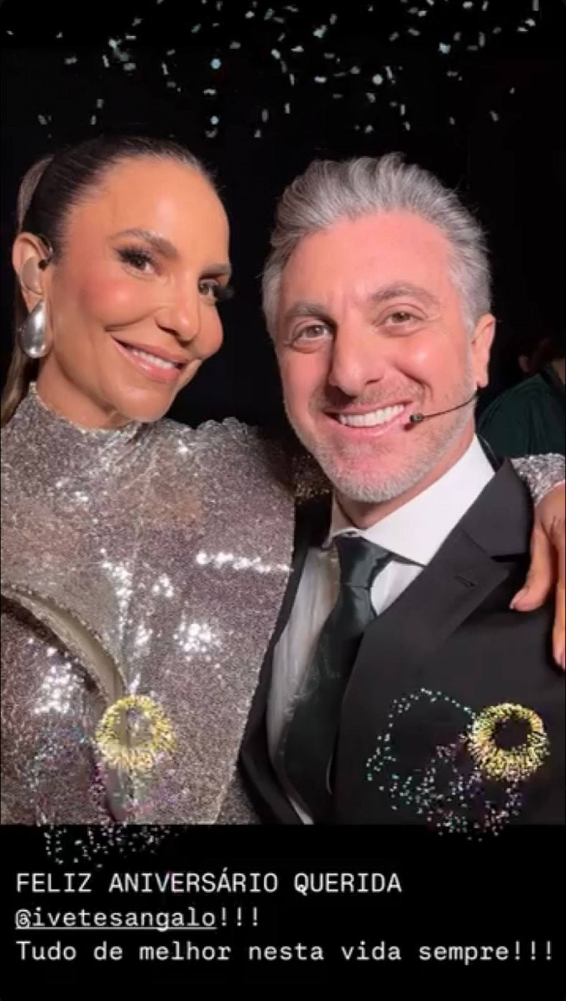 Ivete Sangalo e Luciano Huck - Reprodução/Instagram