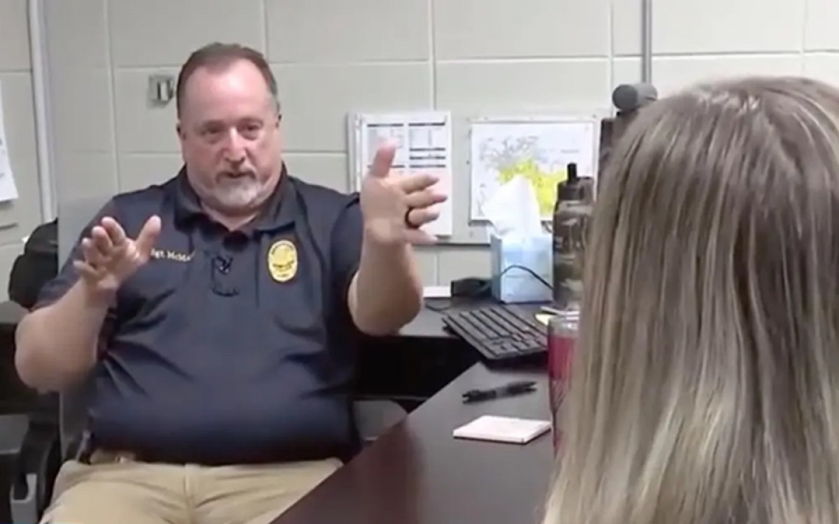 Sargento McMann deu detalhes sobre a cena do crime