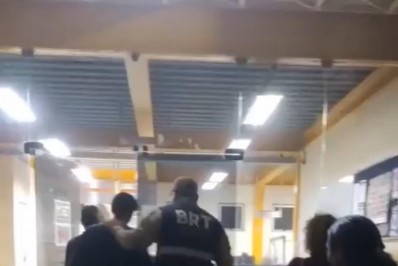 Casal é preso por furto em estação de BRT