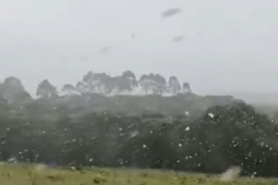 Vídeo! Neve cai no Brasil pela primeira vez em 2025; veja onde