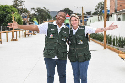 Prefeita Marina inaugura a Passarela do Lazer no Vale das Pedrinhas