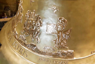 Cidade em Goiás prepara festa para receber o maior sino que badala do mundo; veja fotos