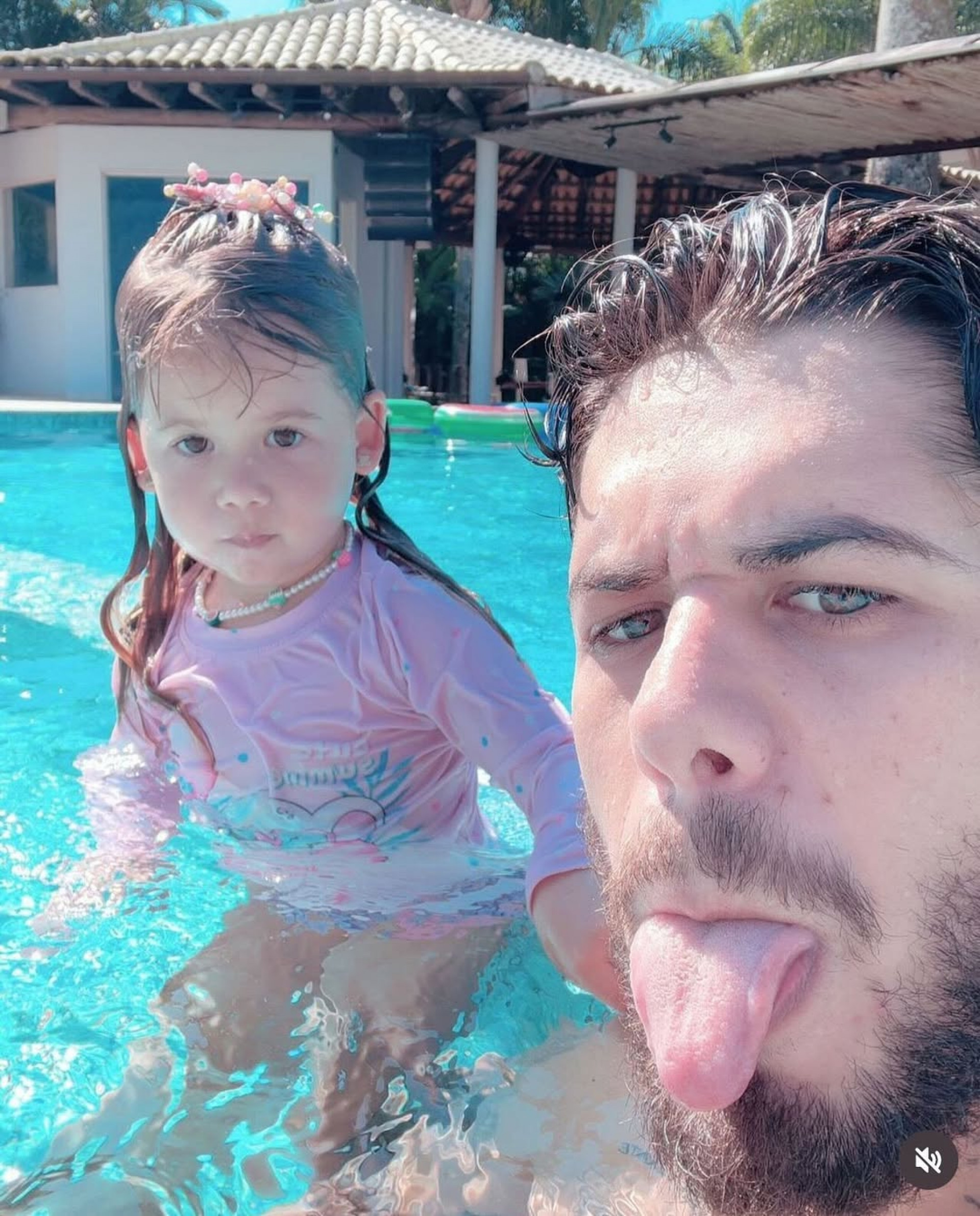 Zé Felipe e a filha mais velha, Maria Alice - Reprodução / Instagram