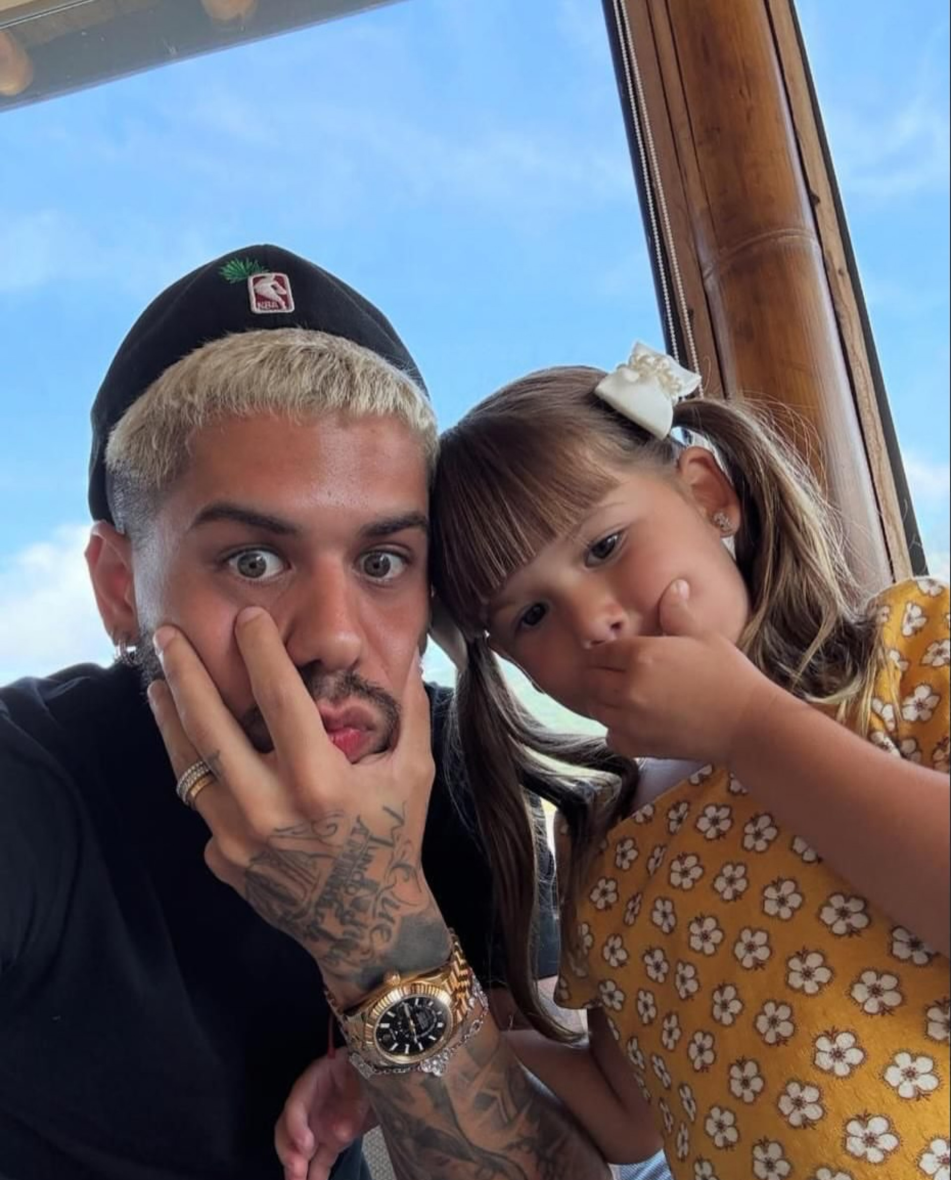 Zé Felipe e a filha mais velha, Maria Alice - Reprodução / Instagram