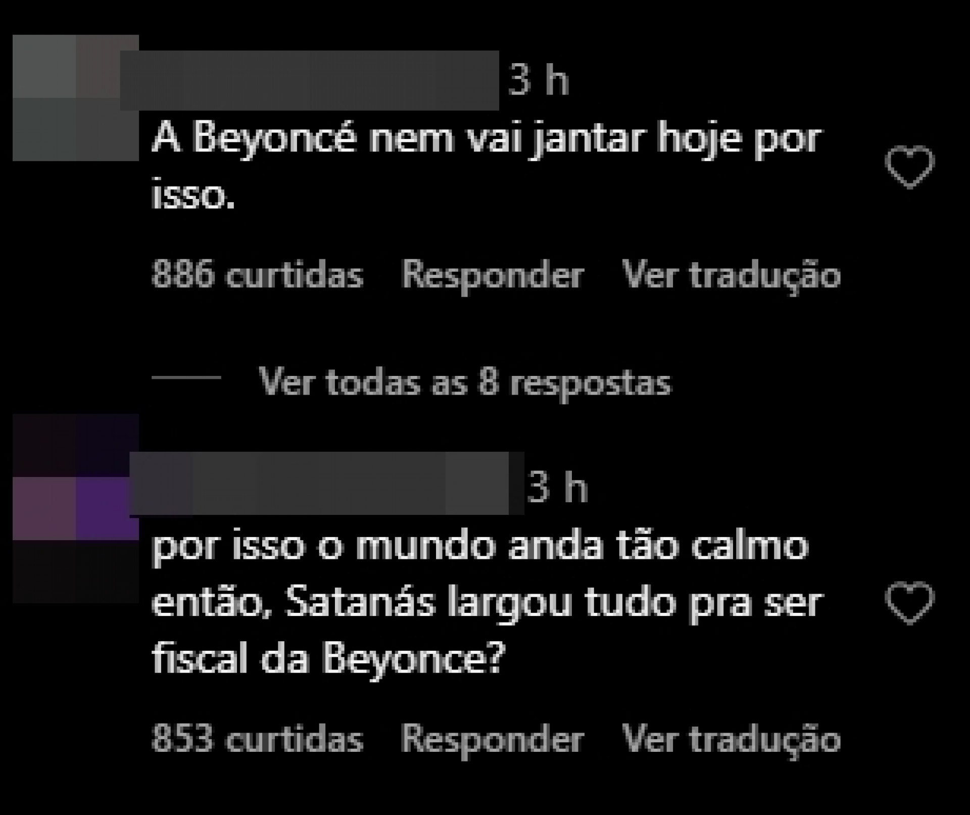 Print tirado de uma página do Instagram - Reprodução/Instagram