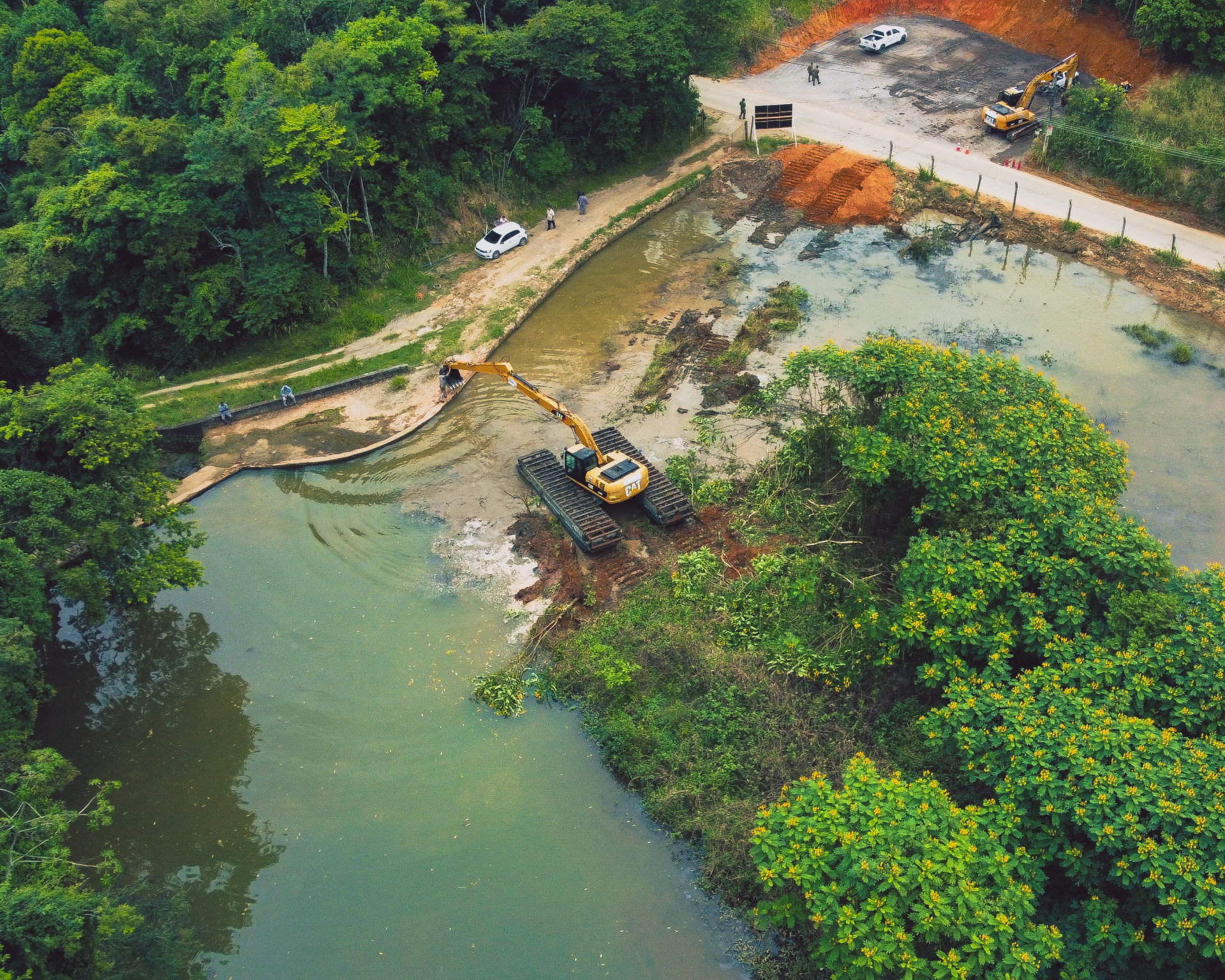 Vista panorâmica da ação - Victor Ruy / PMP