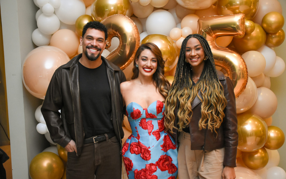 Vinicius, Beatriz Reis e Aline Patriarca