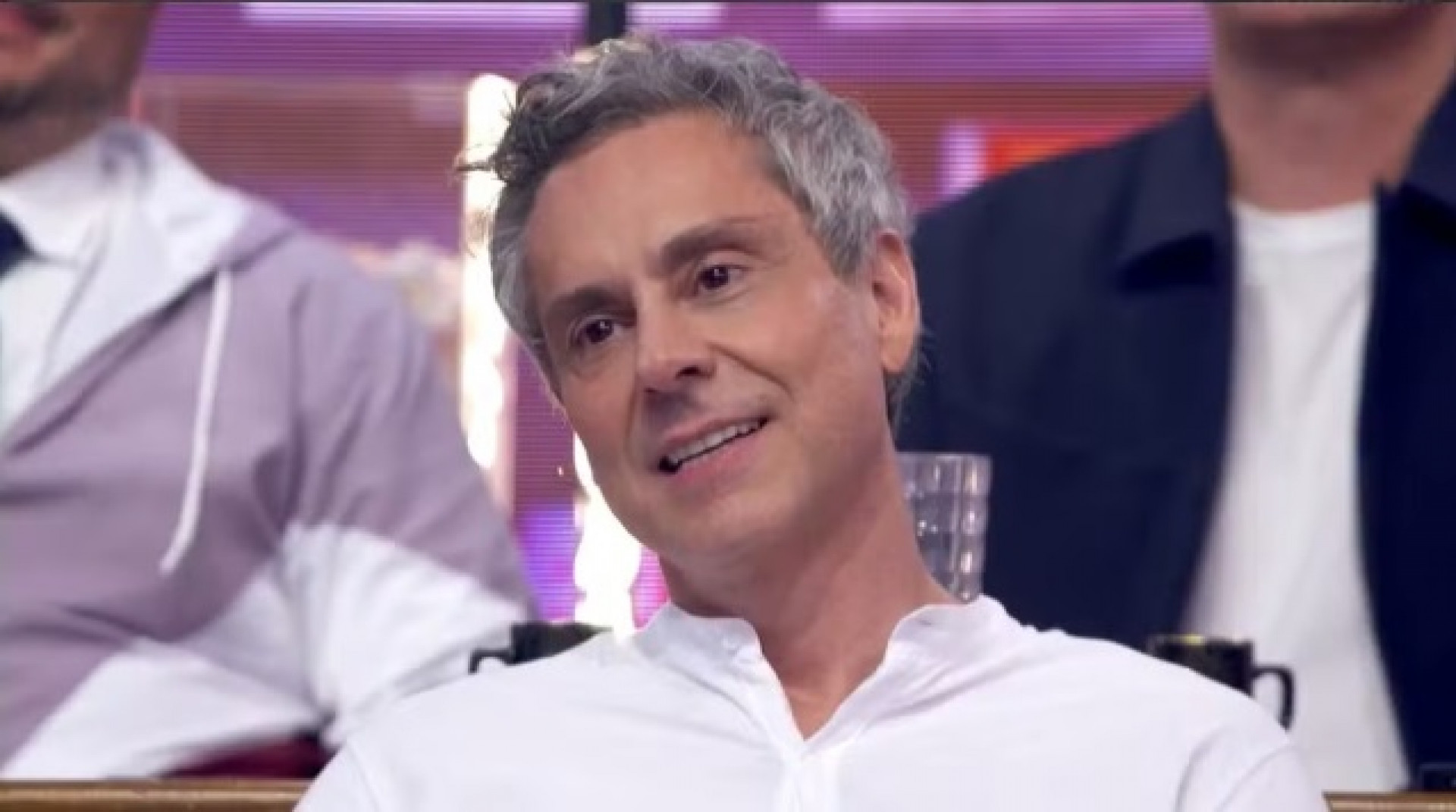 Alexandre Nero se emocionou com recado da família  - Reprodução/TV Globo