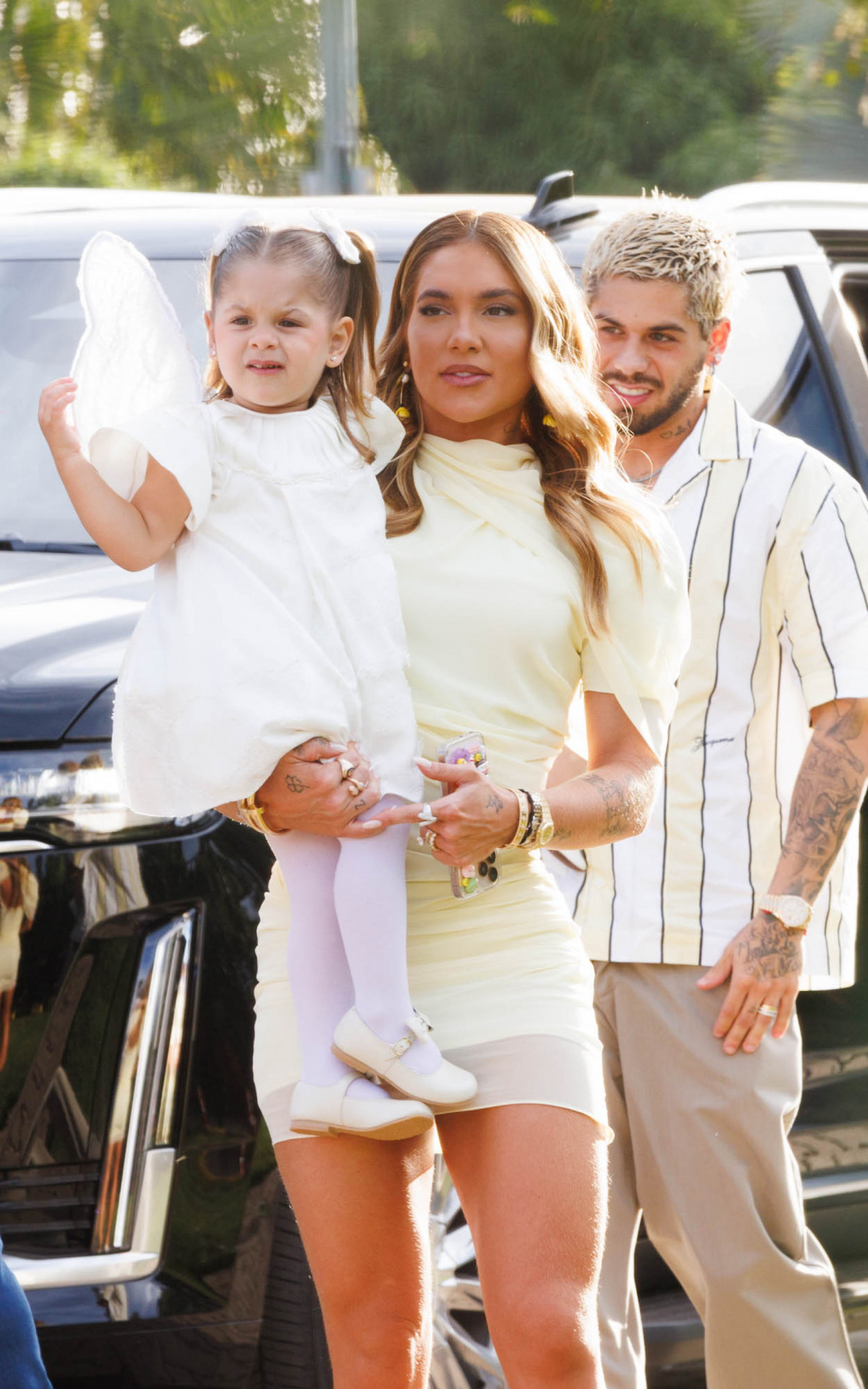 Virginia e Zé Felipe chegam juntos para a festa de Maria Alice - Manuela Scarpa/Brazil News