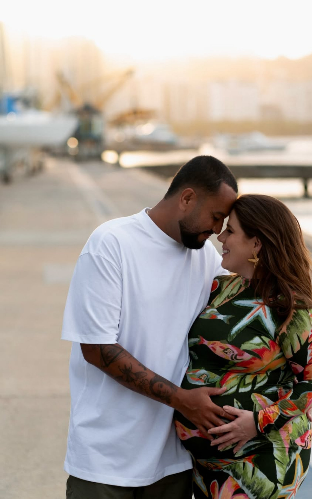 Tati Machado posta uma foto ao lado marido, fazendo desabafo sobre perda do filho - Reprodução/ Instagram