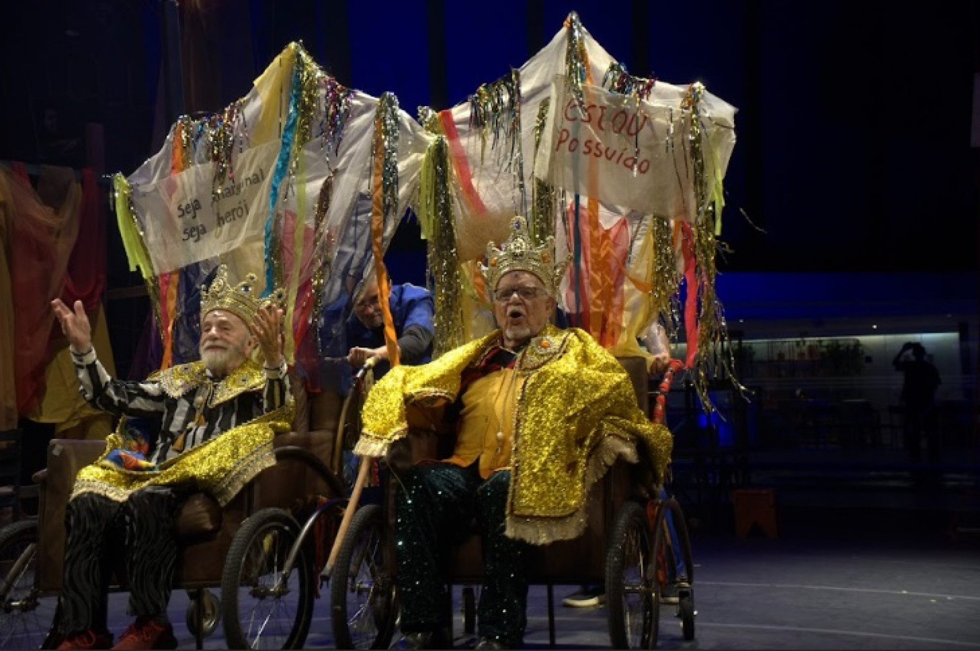 Espetáculo 'Haddad e Borghi: Cantam o Teatro, Livres em Cena' - Divulgação/Zacky Barreto