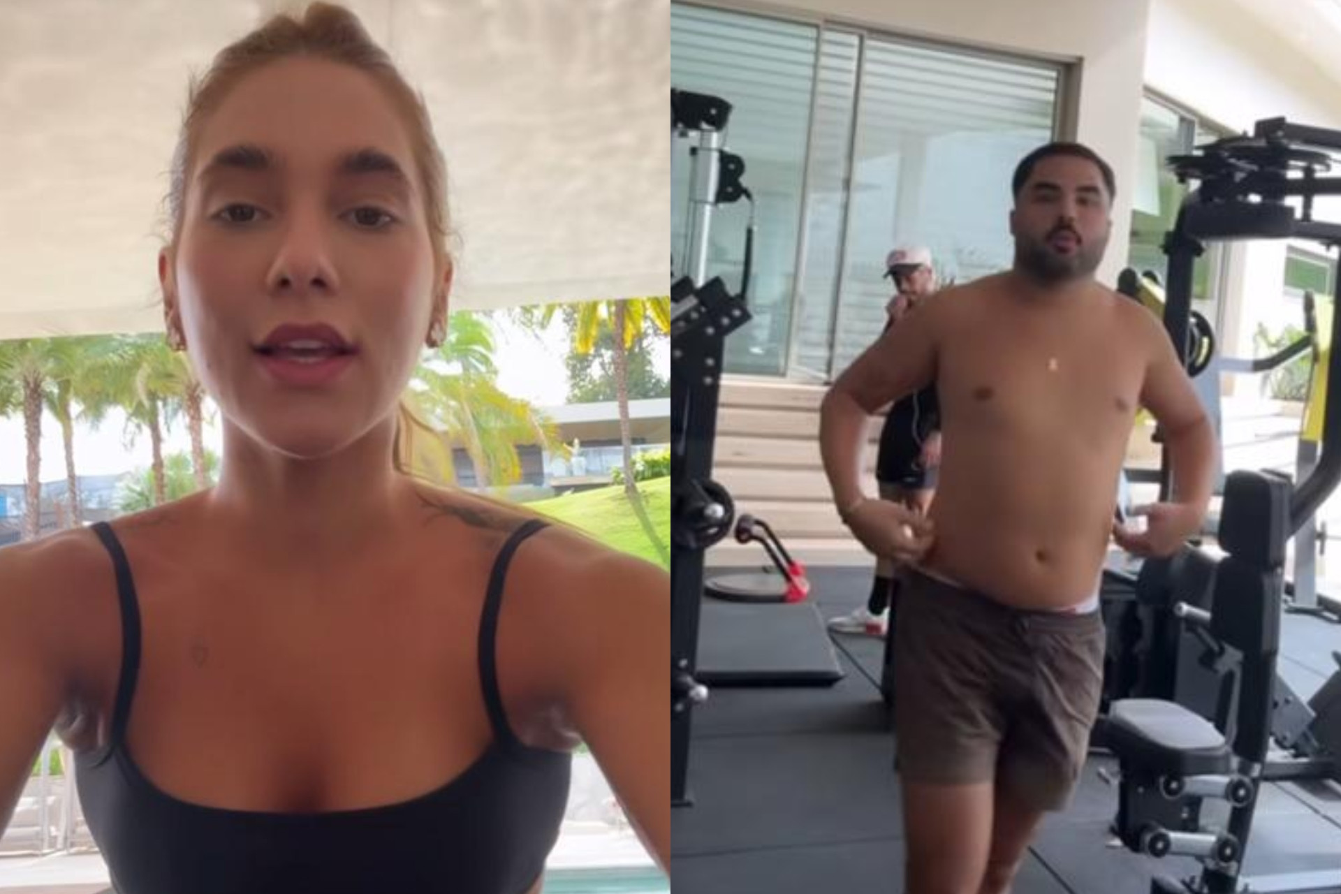 Após separação, Virginia Fonseca e Zé Felipe treinam juntos na mansão da família 


 - Reprodução / Instagram 