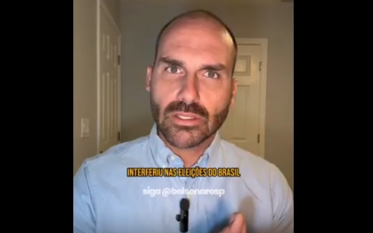 Eduardo Bolsonaro rebate Lula após ser chamado de \'lambe-botas de Trump\'