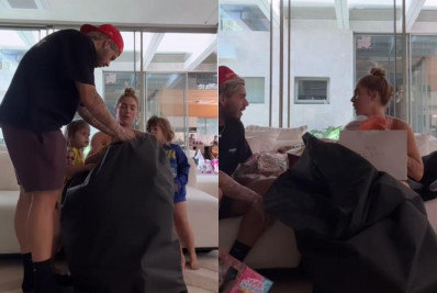 Virginia Fonseca e Zé Felipe aparecem juntos após separação para abrir presentes da filha