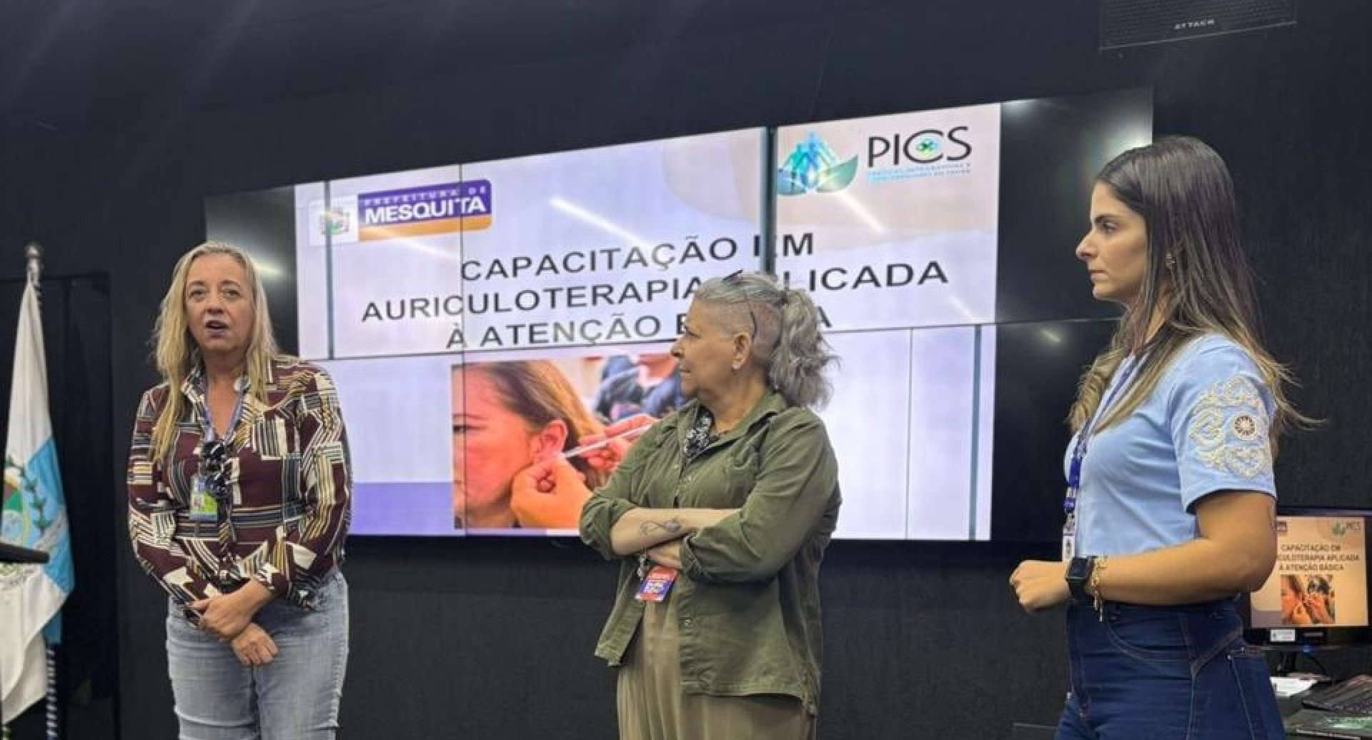 A&ccedil;&atilde;o reuniu profissionais da Aten&ccedil;&atilde;o B&aacute;sica no audit&oacute;rio Zelito Viana, na sede da prefeitura - Julia Jord&atilde;o