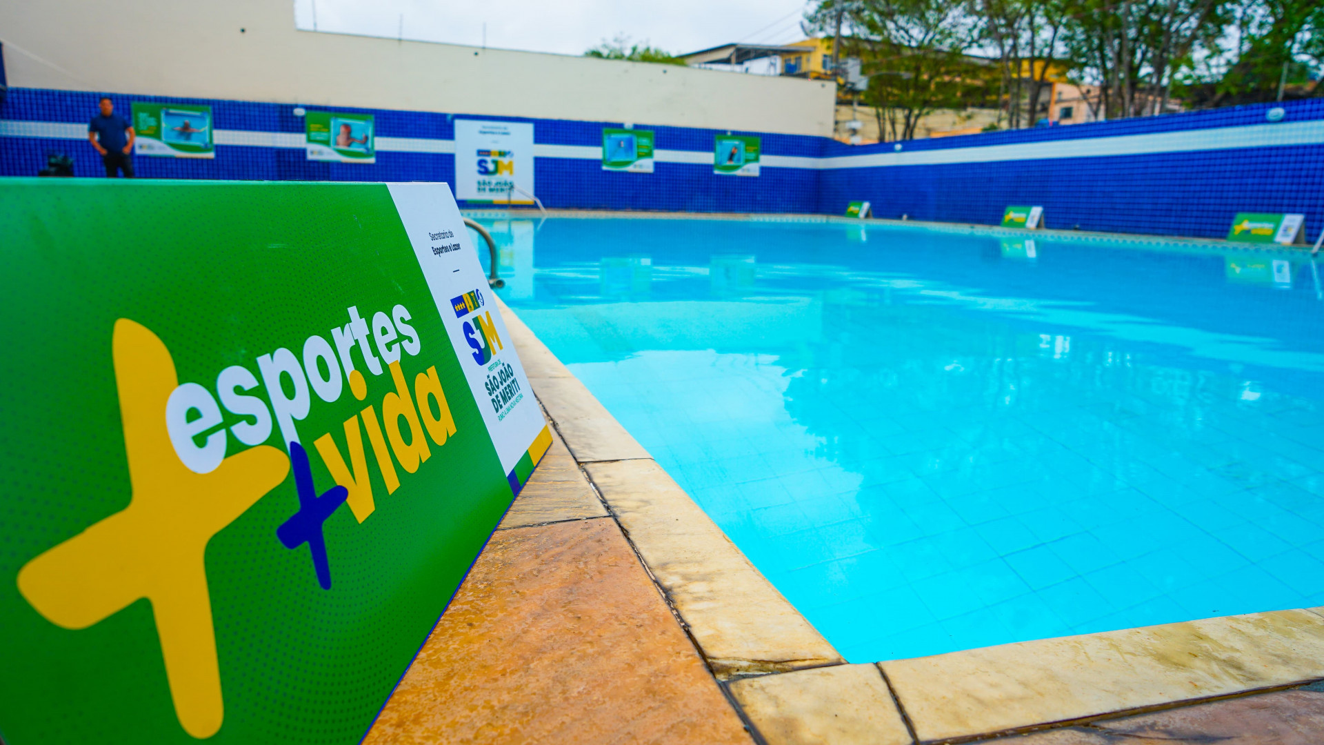 O Centro Aqu&aacute;tico Vera L&uacute;cia Mendes Paes conta com infraestrutura adequada para receber crian&ccedil;as, jovens, adultos e idosos - Gilberto Rocha/ PMSJM