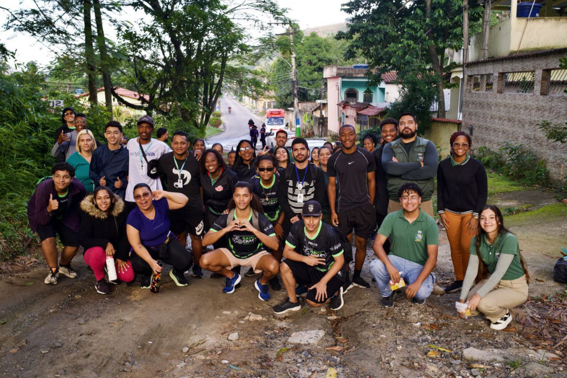 Os alunos se encantaram com a beleza natural da &aacute;rea - Divulga&ccedil;&atilde;o / PMJ