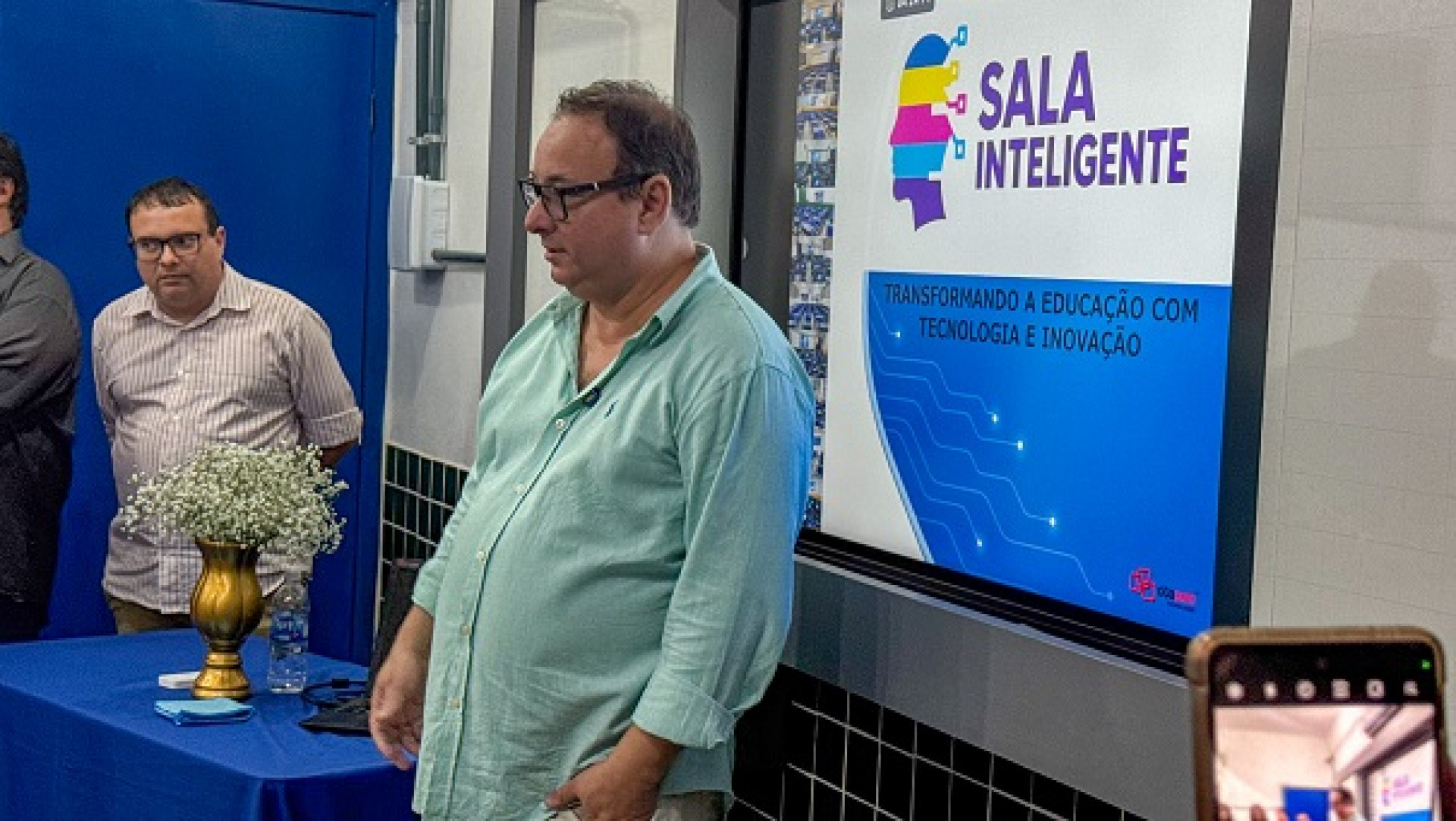 O engenheiro respons&aacute;vel pela execu&ccedil;&atilde;o do projeto, Mois&eacute;s Bai&atilde;o, tamb&eacute;m destacou a import&acirc;ncia das parcerias e da estrutura planejada para facilitar o aprendizado inclusivo - Divulga&ccedil;&atilde;o / PMJ