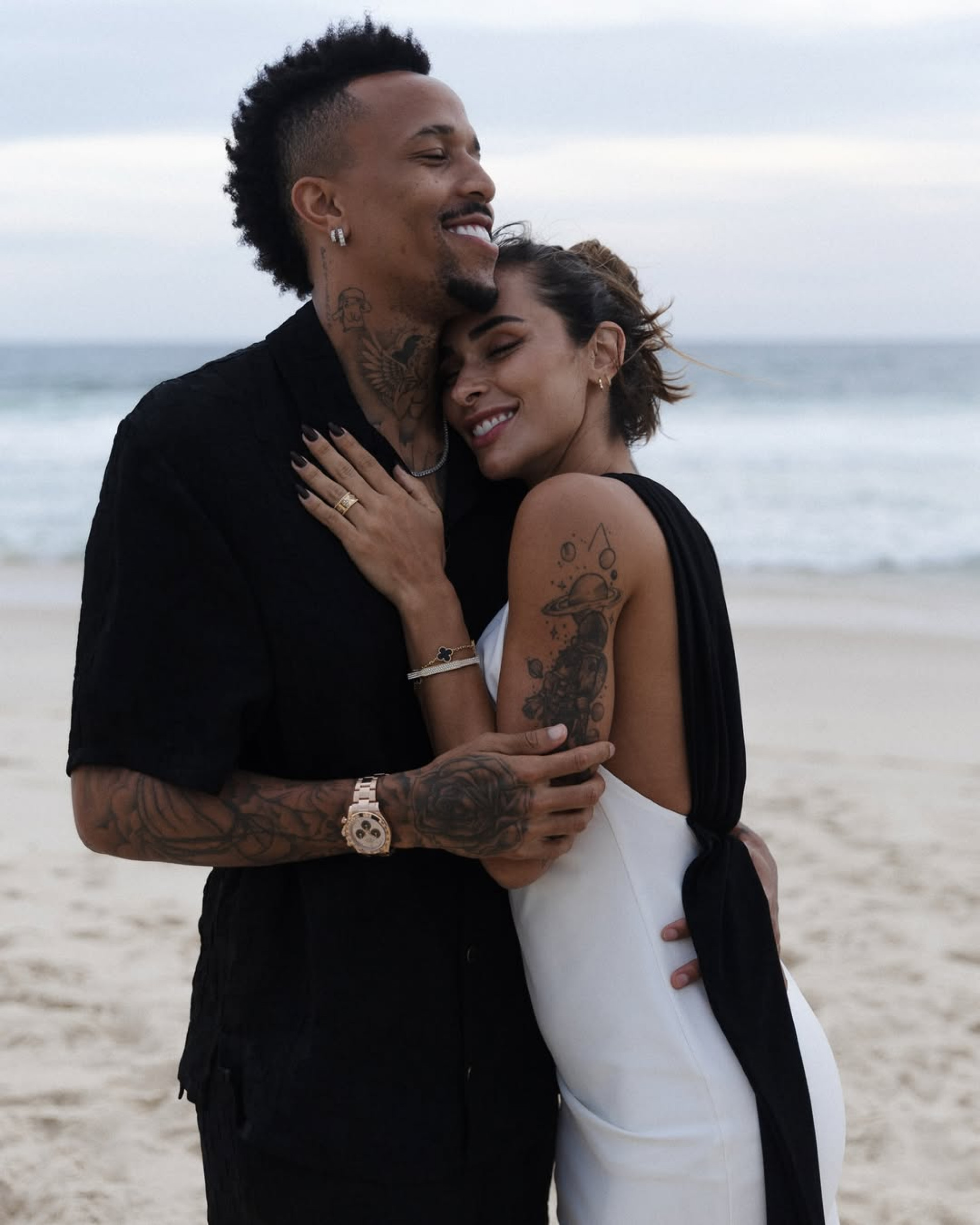 Eder Militão e Tainá Castro  - Reprodução / Instagram 