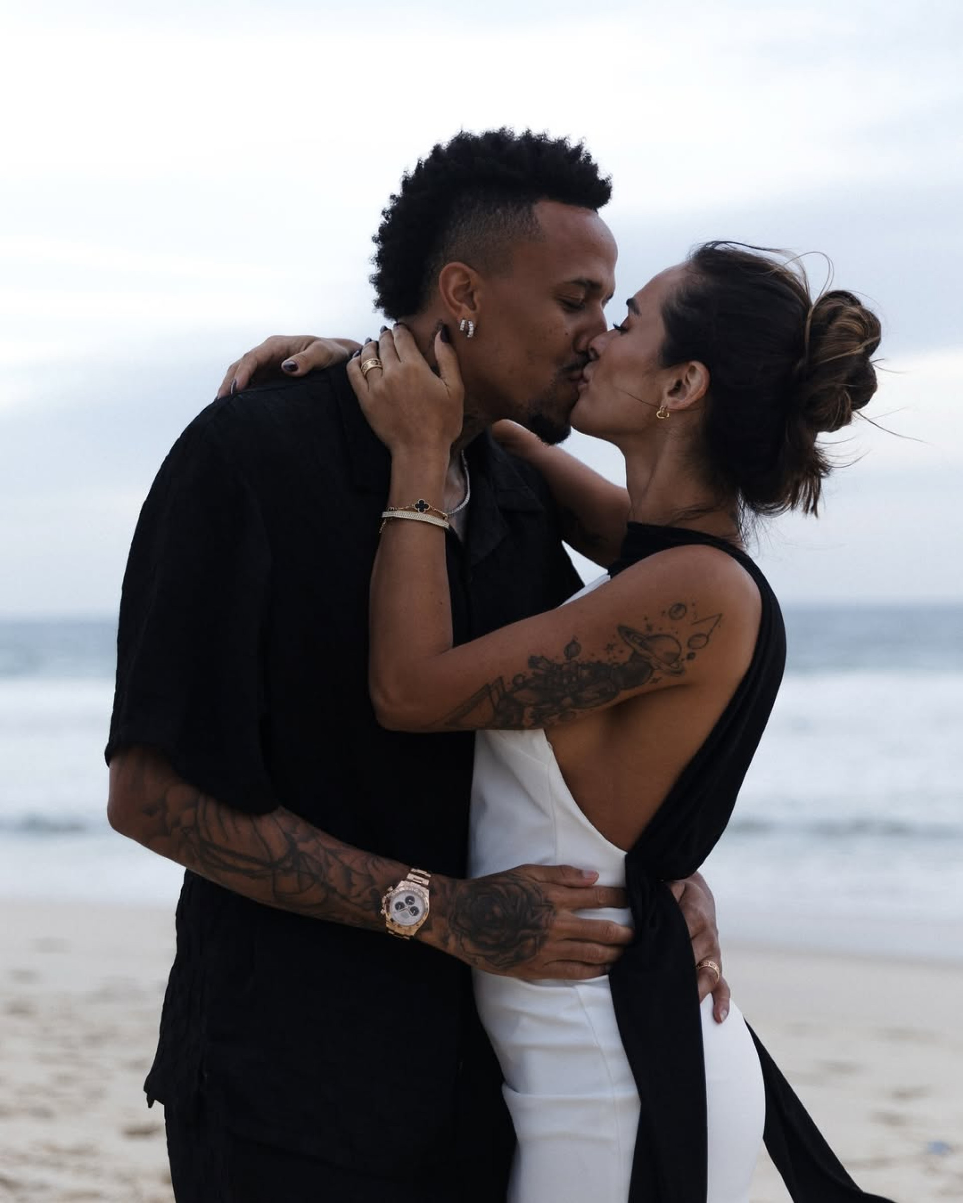 Eder Militão e Tainá Castro  - Reprodução / Instagram 