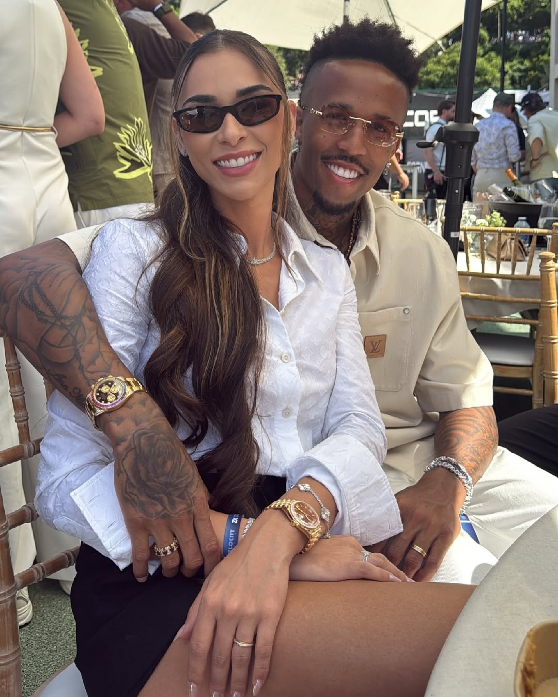 Tainá Castro e Eder Militão - Reprodução / Instagram 