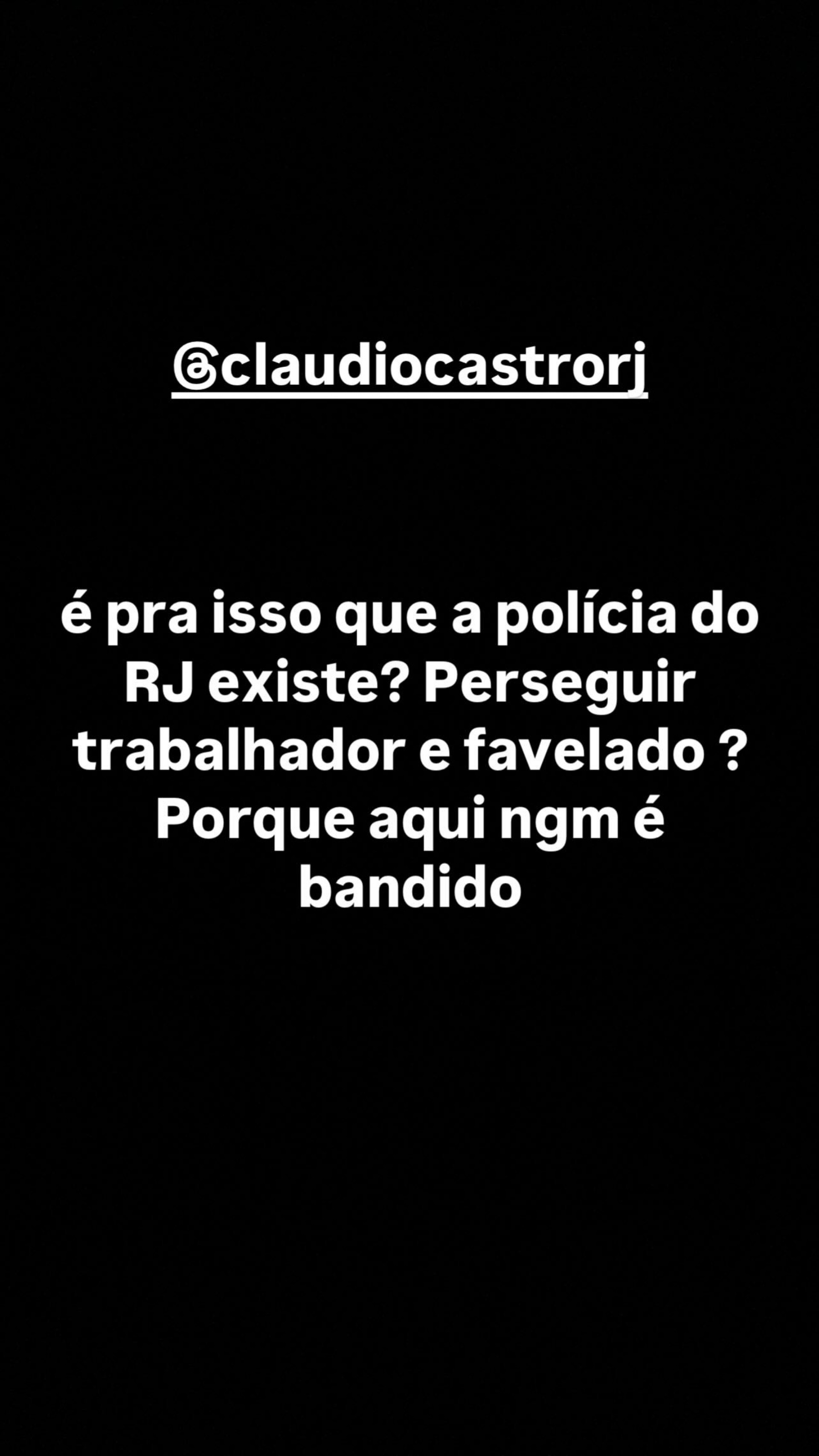 Mulher de MC Poze publica desabafo em rede social - Reprodução do Instagram