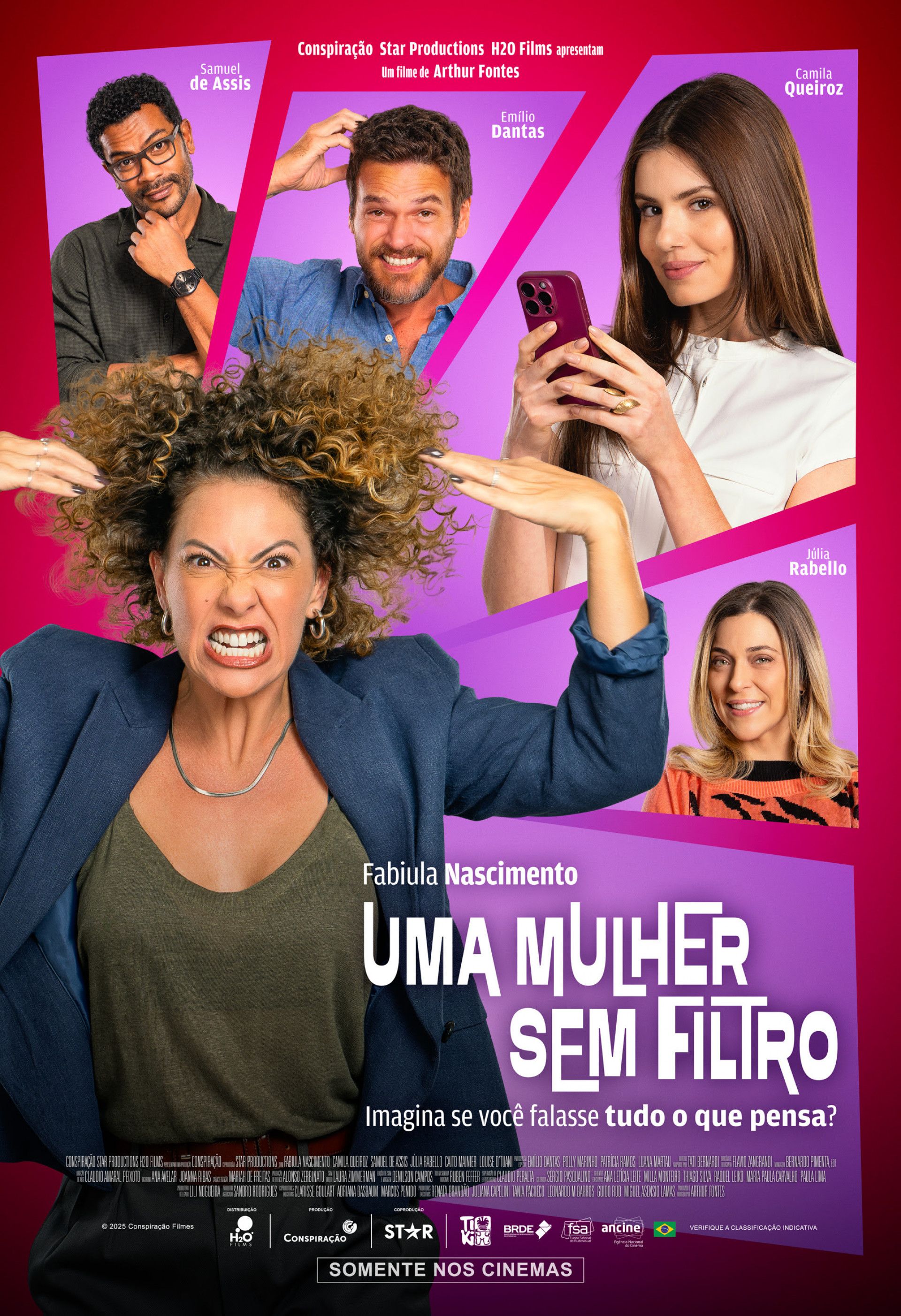 Filme 'Uma Mulher Sem Filtro' ganha cartaz oficial - Divulgação