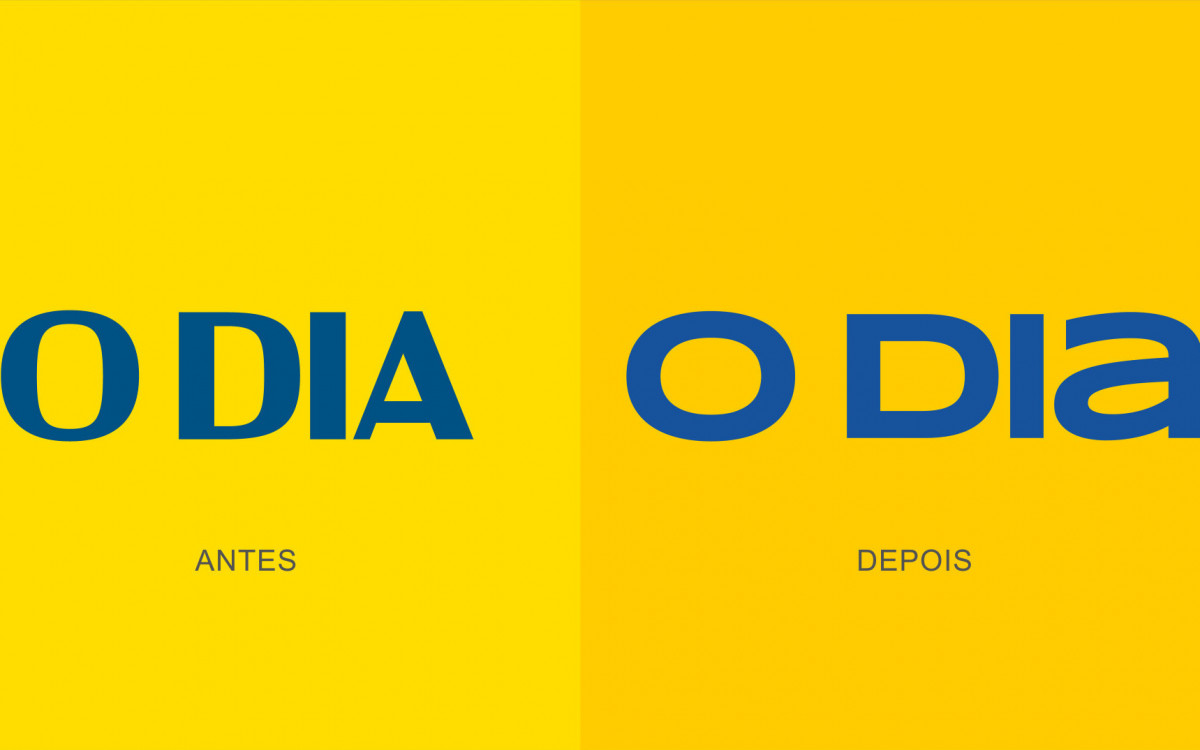 &Agrave; direita, a nova marca do Jornal O DIA
