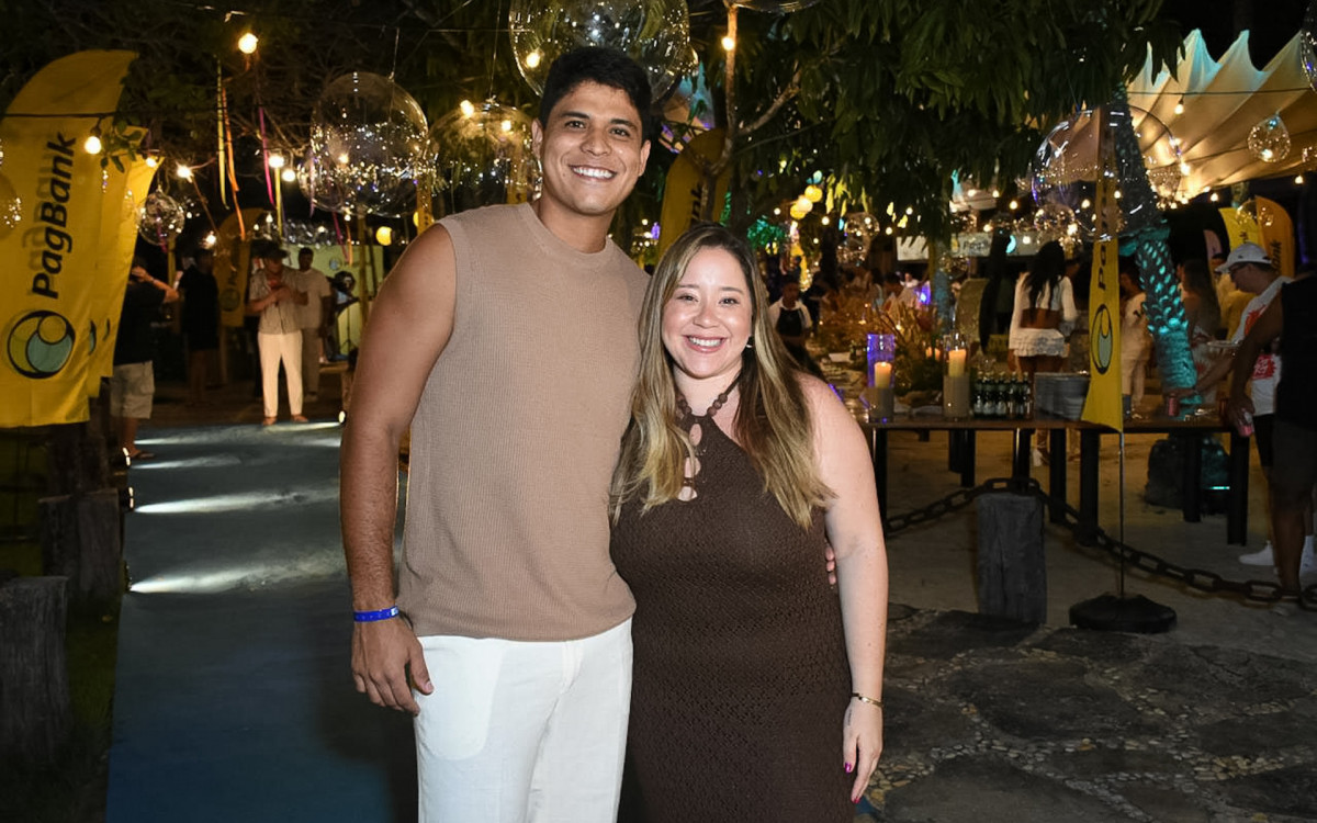 Ex-BBB Guilherme e a mulher