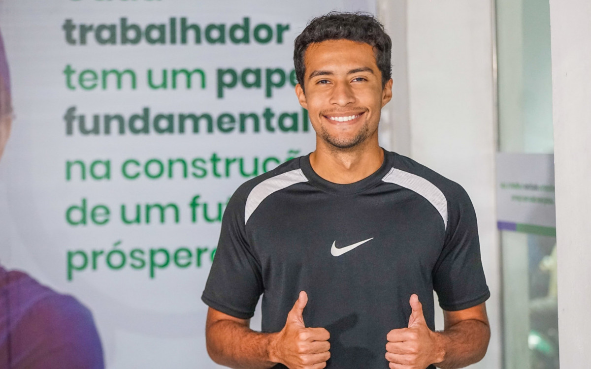 O jovem meritiense Davi Cardoso participou do recrutamento para buscar uma nova colocação no mercado de trabalho