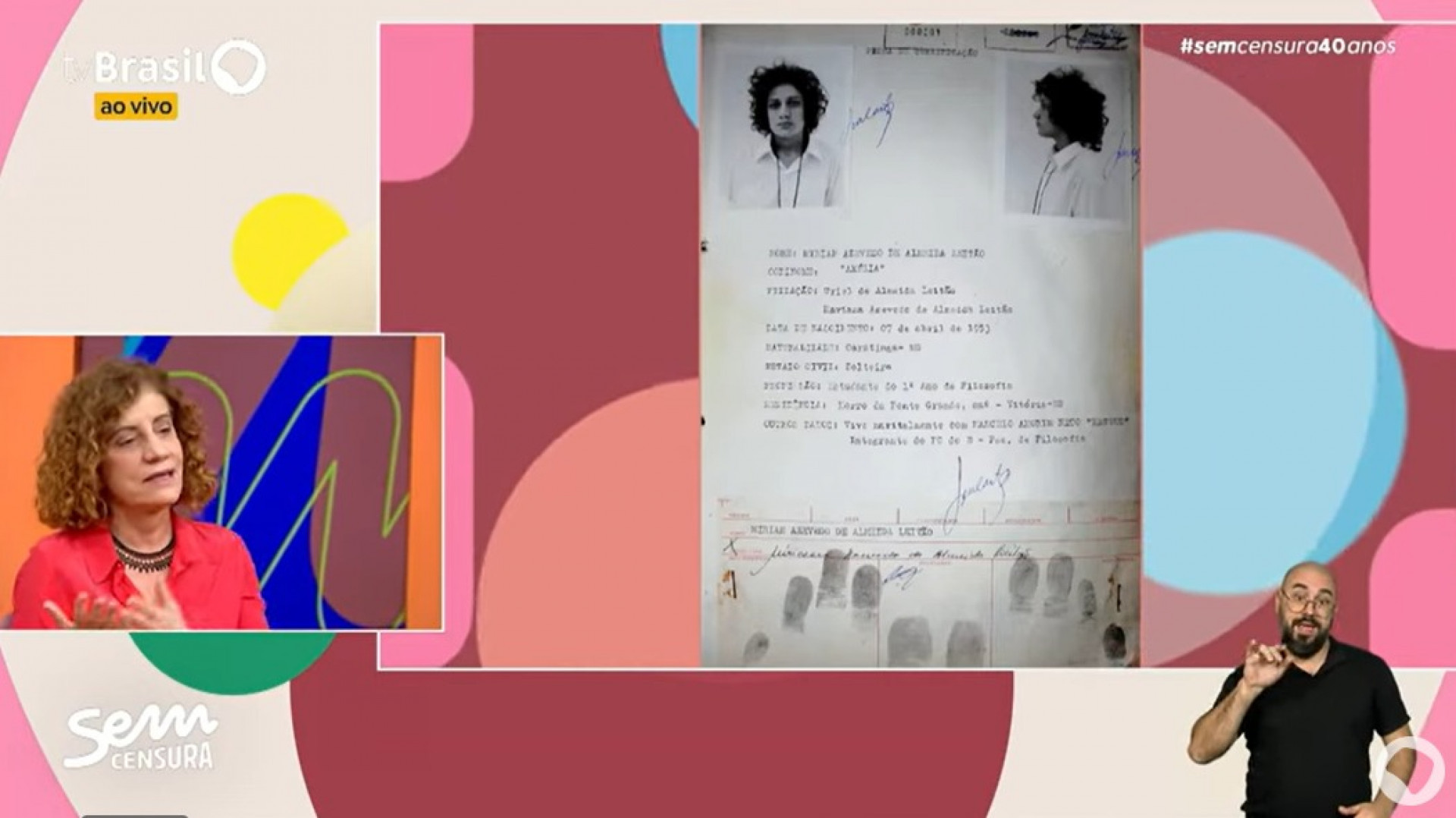 Miriam Leitão fala sobre quando resolveu se pronunciar sobre a ditatura militar - Reprodução Instagram