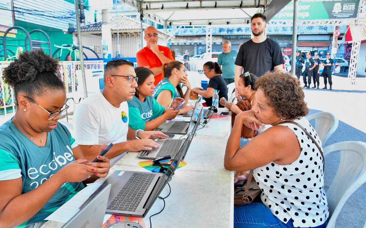 Durante a Ecobel, a Prefeitura e Belford Roxo ofereceu uma série de serviços gratuitos