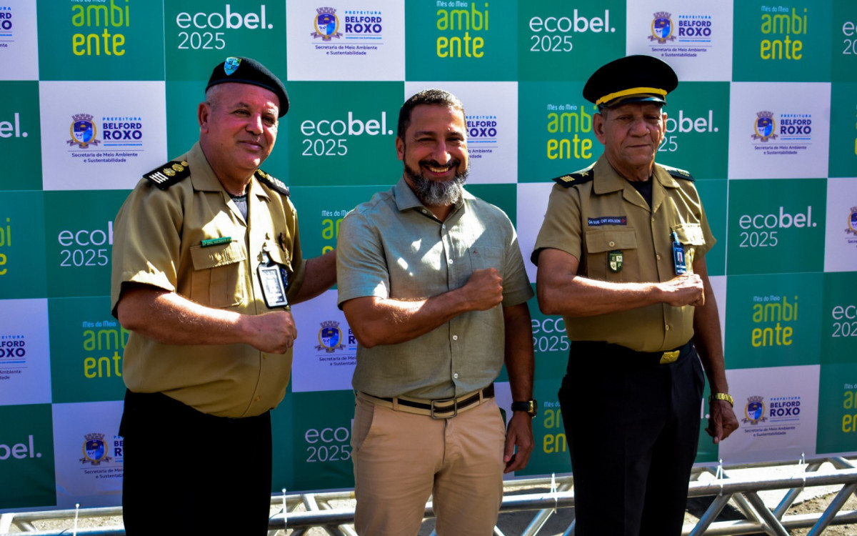 O secretário de Meio Ambiente, Flávio Gonçalves (ao centro), destacou o sucesso da Ecobel
