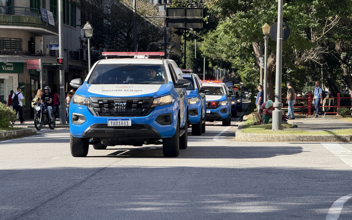 Novas viaturas da Polícia Militar