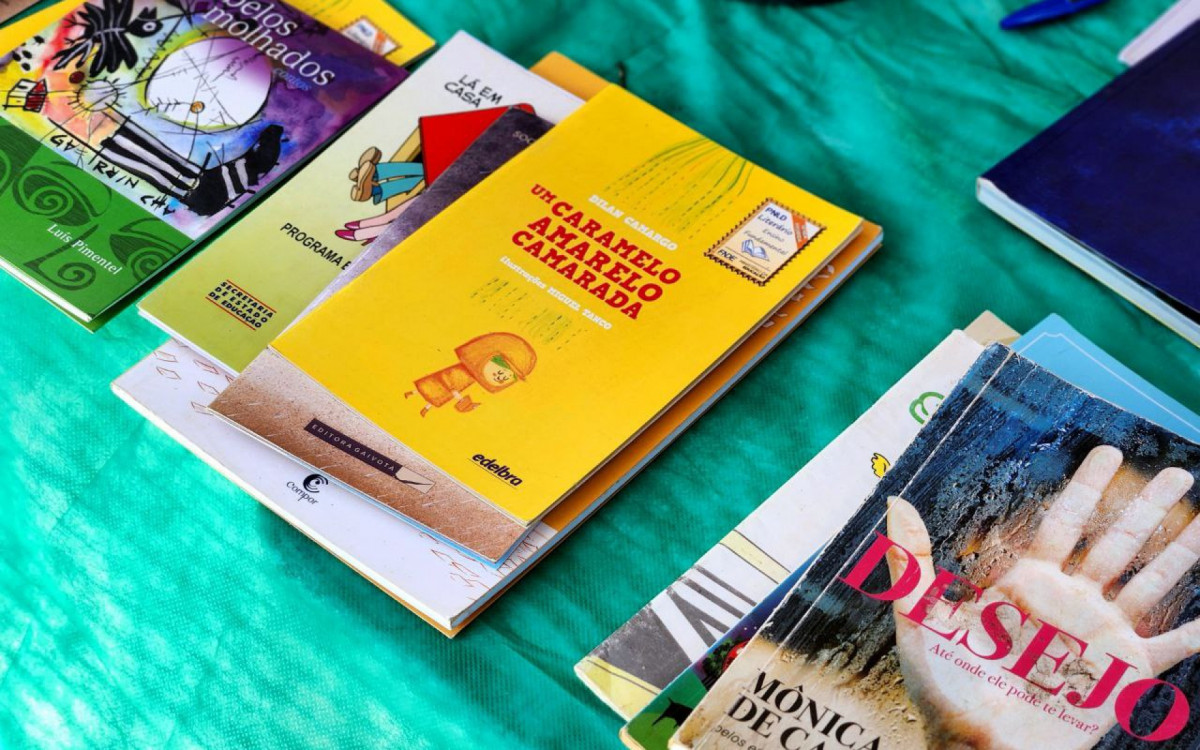 Outro destaque foi o estande do projeto Plantando Leitura, que promoveu a troca de livros entre os visitantes, incentivando o hábito da leitura e a educação ambiental