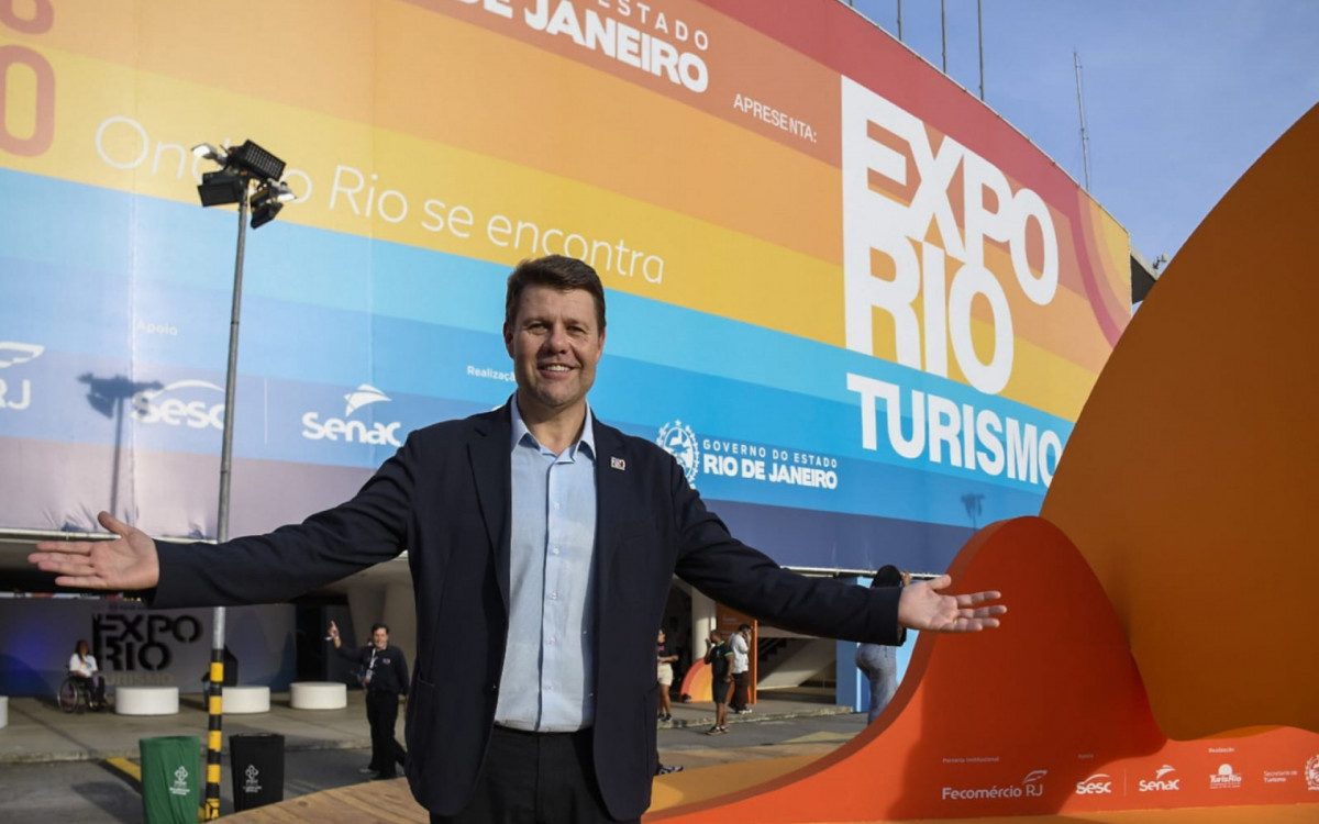 Secretário estadual de Turismo do RJ, Gustavo Tutuca - Sylvia Freitas / Agência O Dia