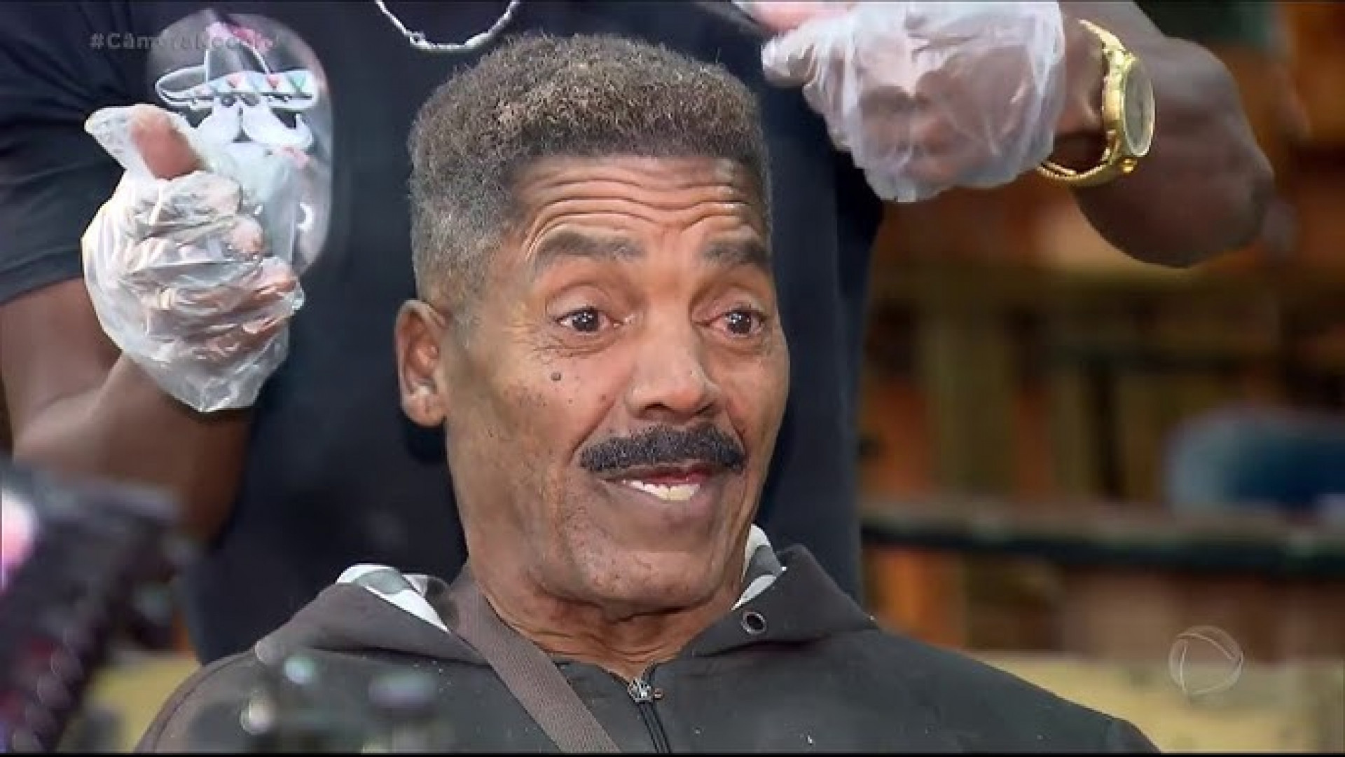 Edson Café, ex-integrante do grupo Raça Negra - Reprodução / Record TV