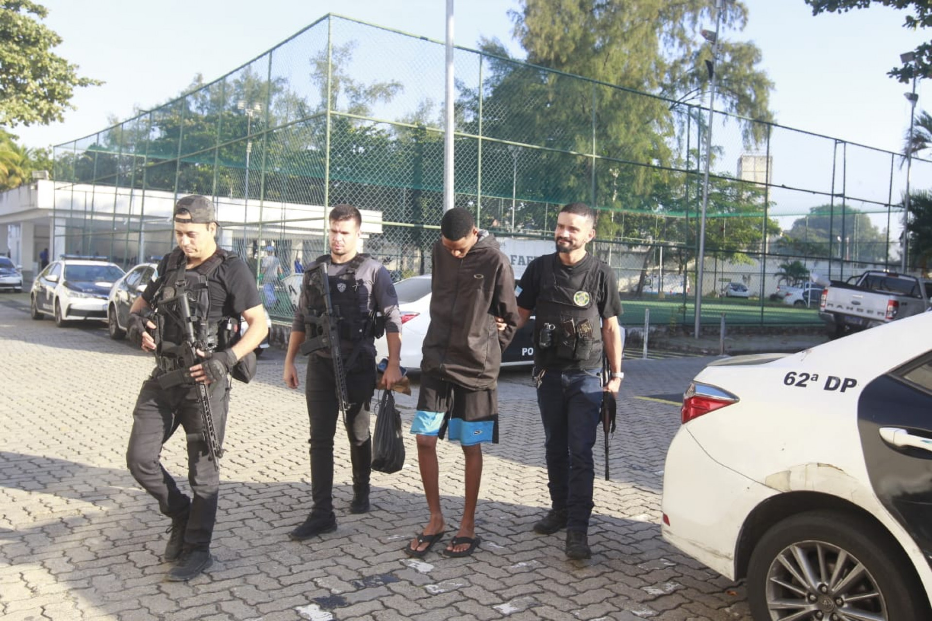 Presos em operação contra 'braço' do CV foram encaminhados à Cidade da Polícia - Reginaldo Pimenta/Agência O DIA