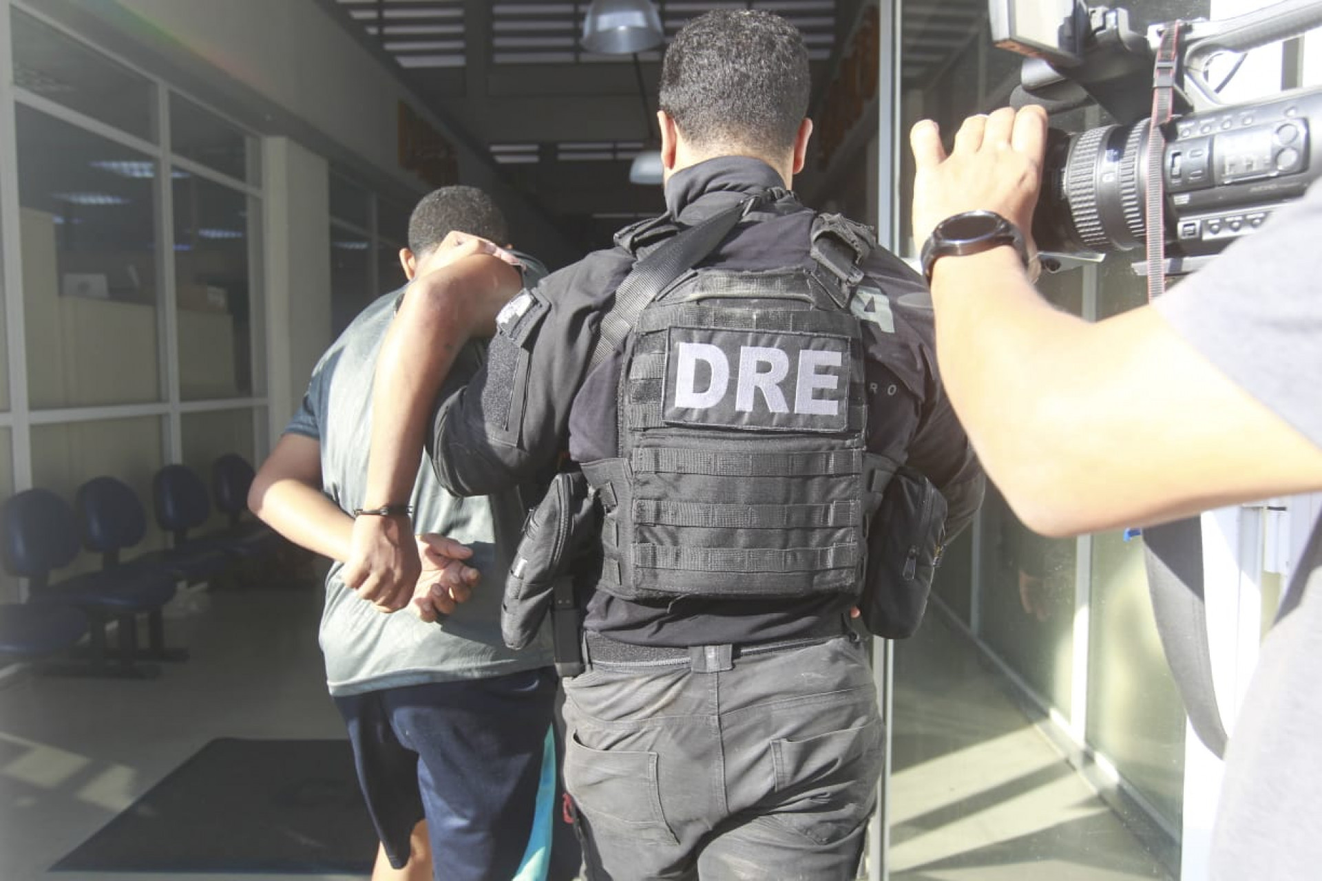 Presos em operação contra 'braço' do CV foram encaminhados à Cidade da Polícia - Reginaldo Pimenta/Agência O DIA