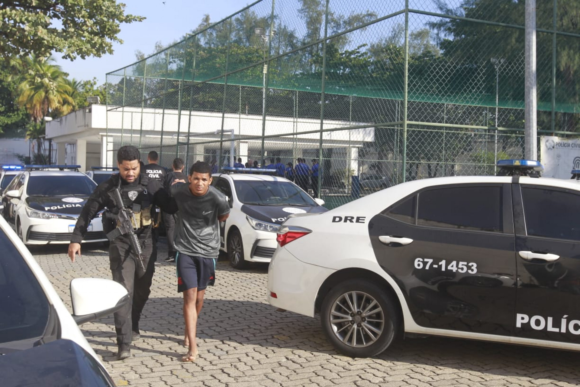 Presos em operação contra 'braço' do CV foram encaminhados à Cidade da Polícia - Reginaldo Pimenta/Agência O DIA