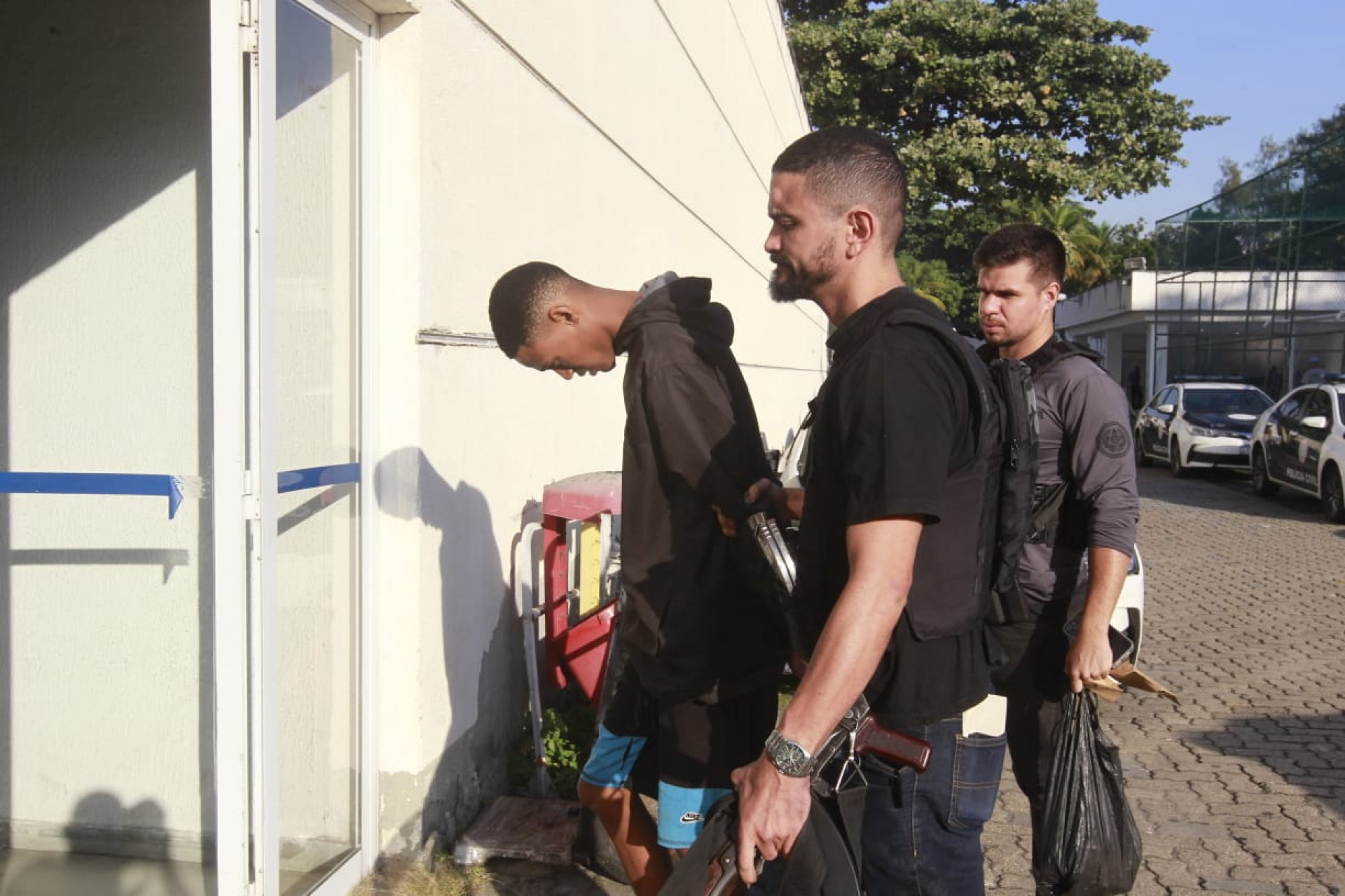 Presos em operação contra 'braço' do CV foram encaminhados à Cidade da Polícia - Reginaldo Pimenta/Agência O DIA