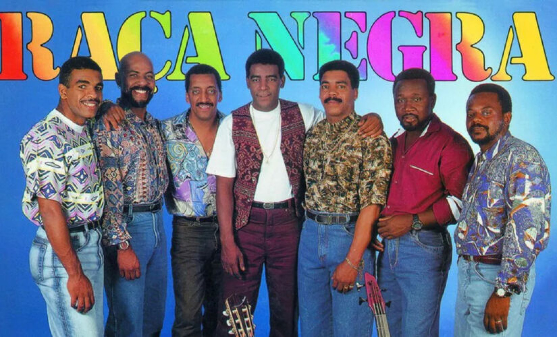 Raça Negra nos anos 90 - Divulgação
