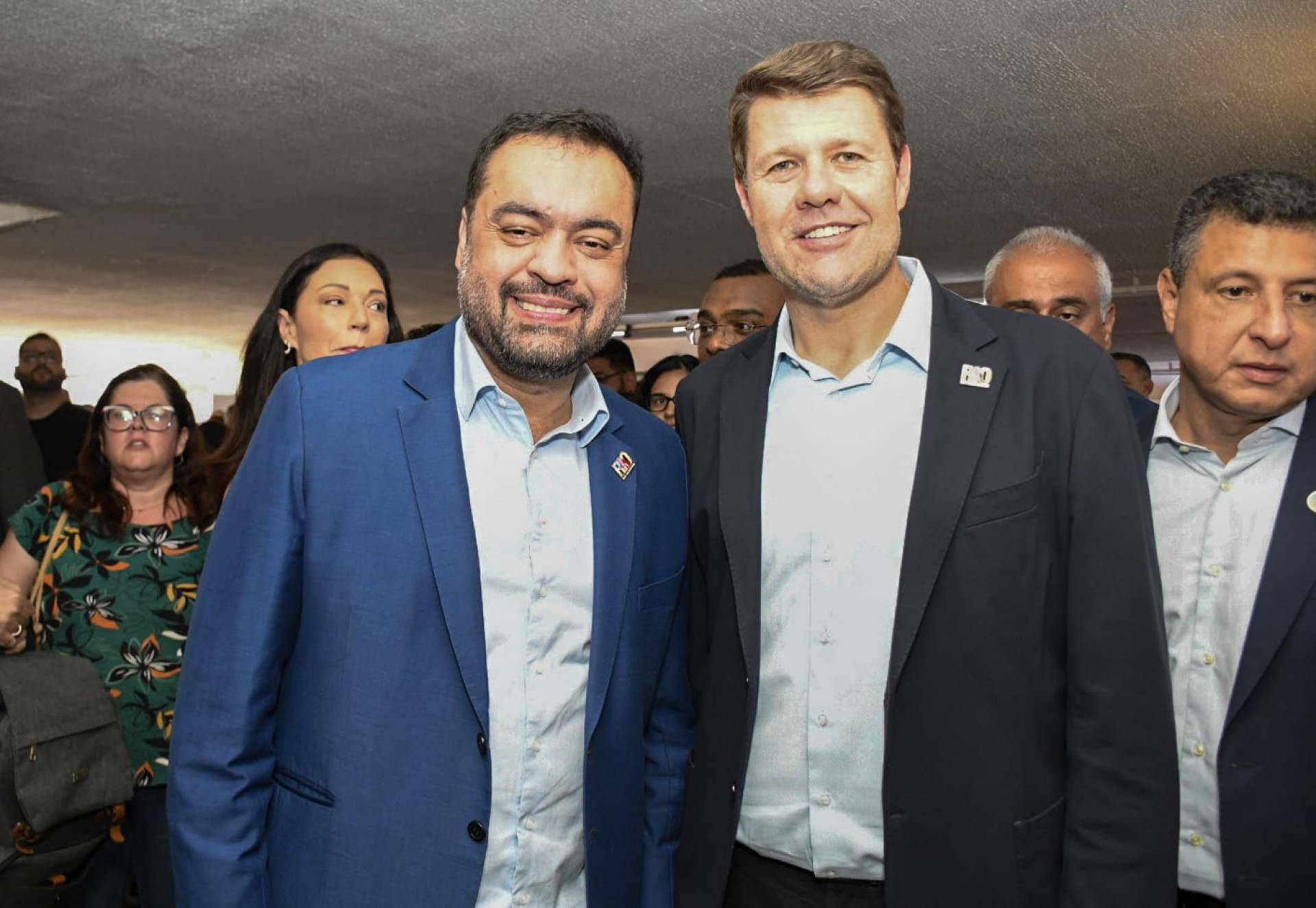 Governador Cláudio Castro e o secretário estadual de Turismo do RJ, Gustavo Tutuca - Sylvia Freitas / Agência O Dia