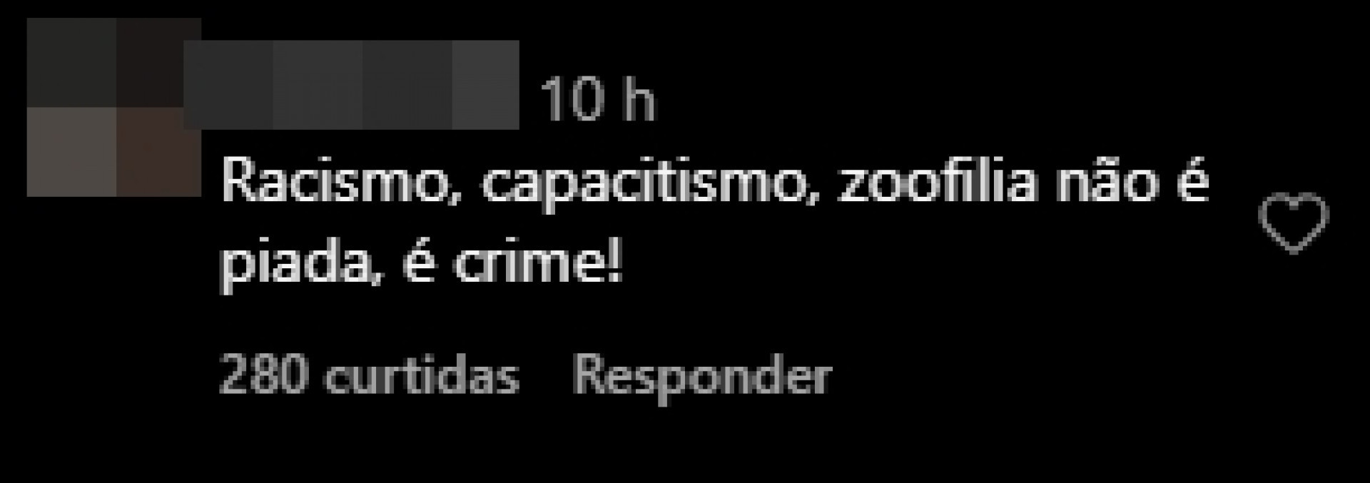 Print tirado de uma página no Instagram - Reprodução/Instagram