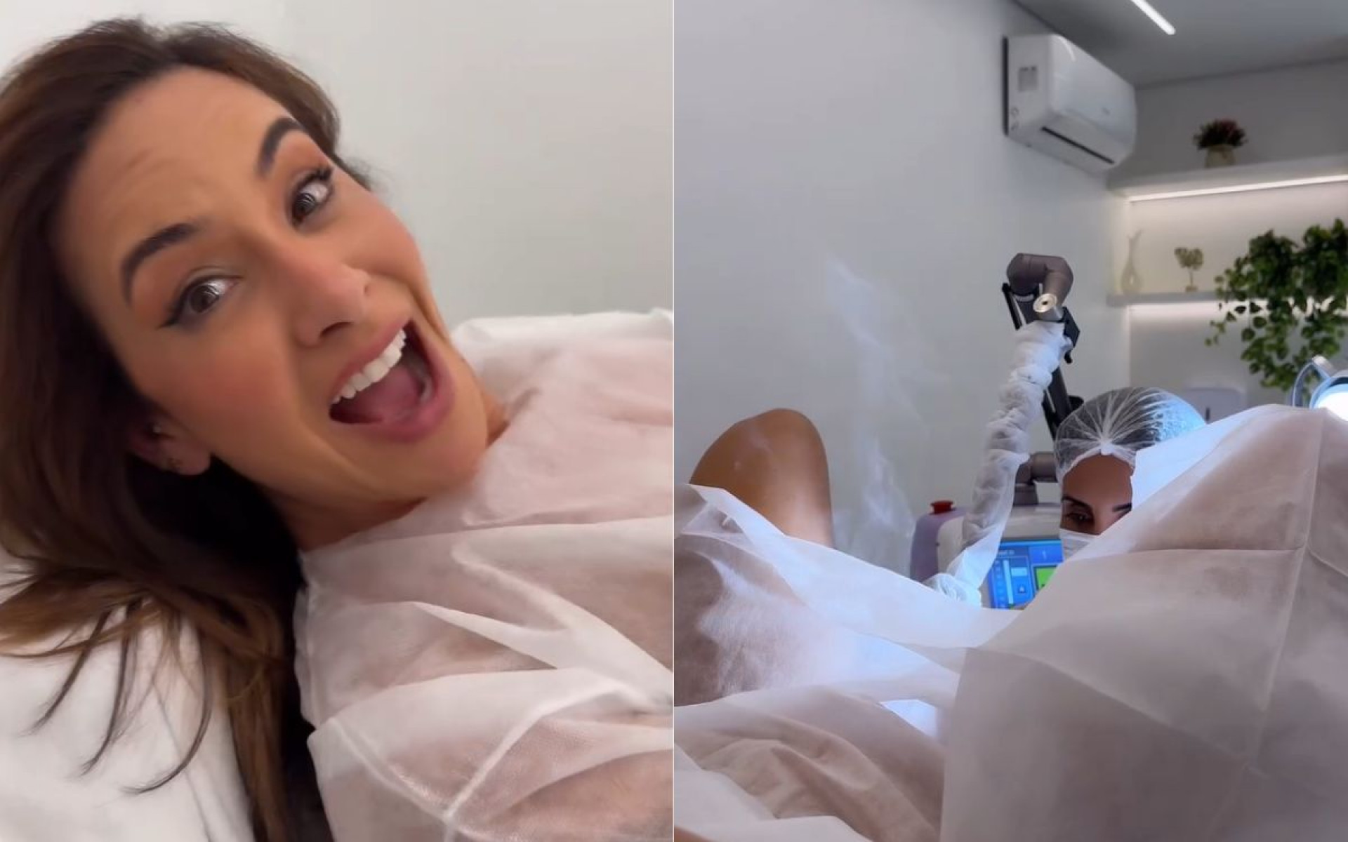 Lica Lopes, mãe de Vanessa Lopes, mostra registro de procedimento íntimo - Reprodução / Instagram