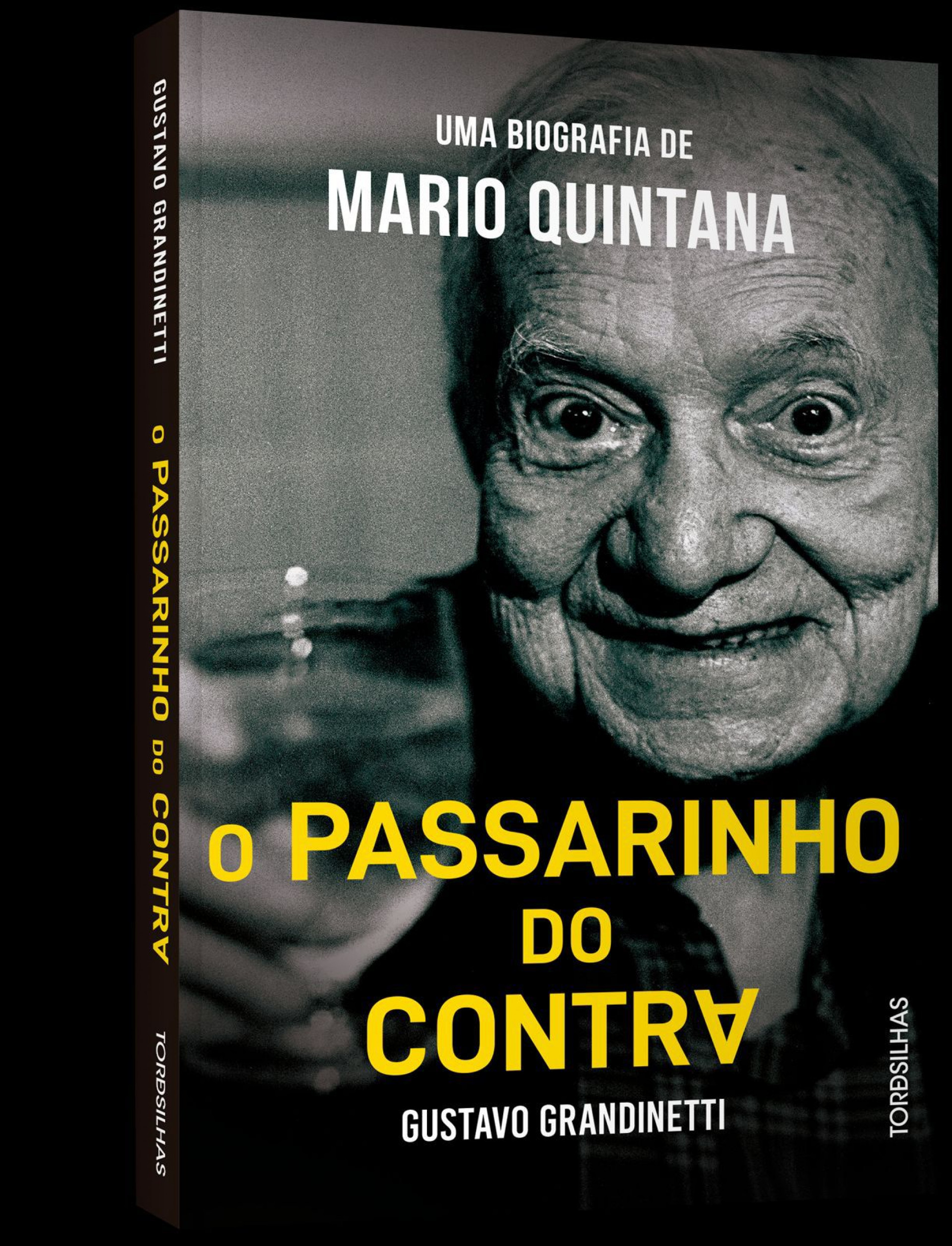A biografia de Mario Quintana, de Gustavo Grandinetti, é uma das obras do evento - Divulgação