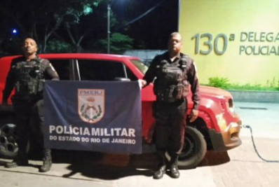 Polícia Militar age rápido e recupera carro roubado em estrada de Quissamã