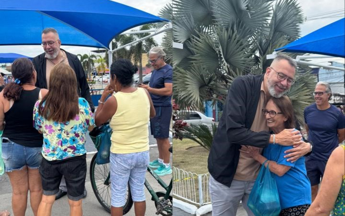 O prefeito Márcio Canella acompanhou a limpeza dos bairros e conversou com os moradores